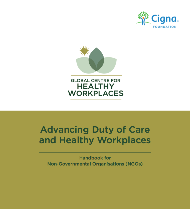 Advancing Duty of Care and Healthy Workplaces – Handbook for NGOs