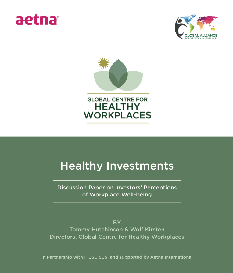 Healthy Investments – Discussion Paper on Investors’ Perceptions of Workplace Wellbeing