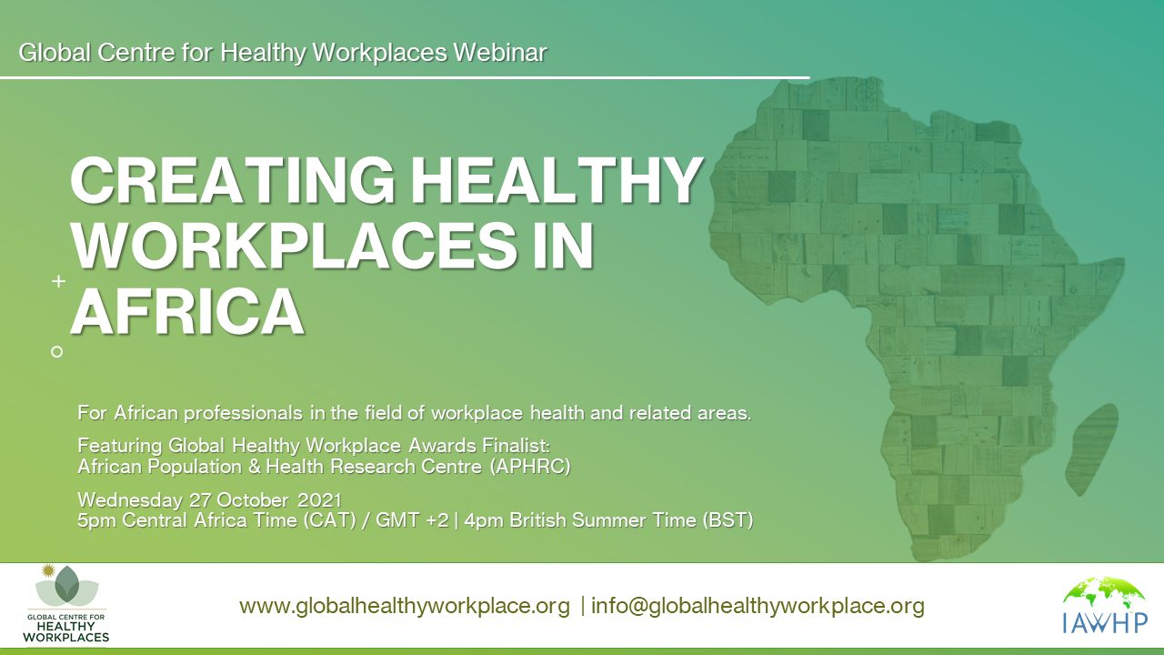 Creating Healthy Workplaces in Africa Webinar